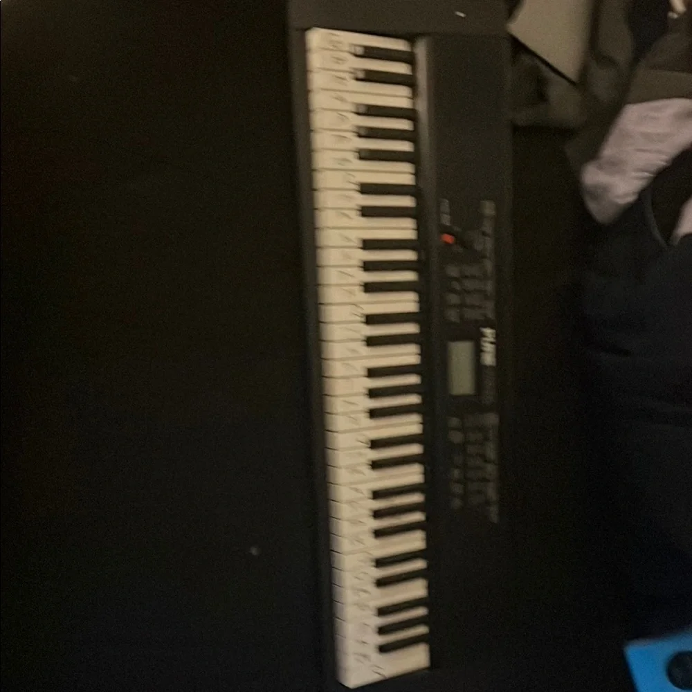 Black and White Electronic Keyboard
